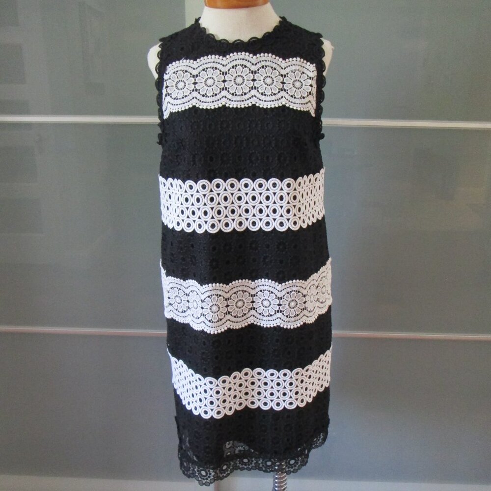 Kate Spade New York Eyelet & Lace Shift Sleeveless Dress